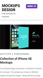 Mobile Screenshot of mockupsdesign.com